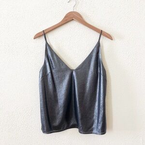 L’AGENCE Gabriella Metallic Silver Cami S